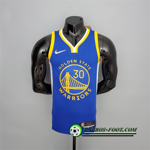 Maillot Golden State Warriors (Gurry #30) Bleu 75th Anniversary