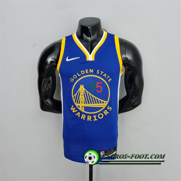 Maillot Golden State Warriors (Toscano #95) Bleu 75th Anniversary Mexique Exclusive