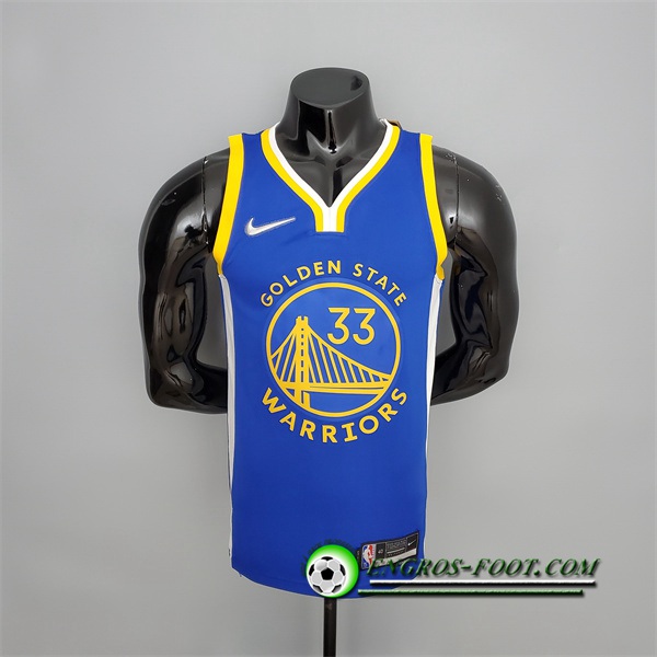 Maillot Golden State Warriors (Wiseman #33) Bleu 75th Anniversary