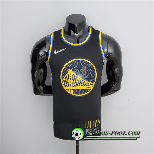 Maillot Golden State Warriors (Thompson #11) Noir 75th Anniversary Mexique Edition