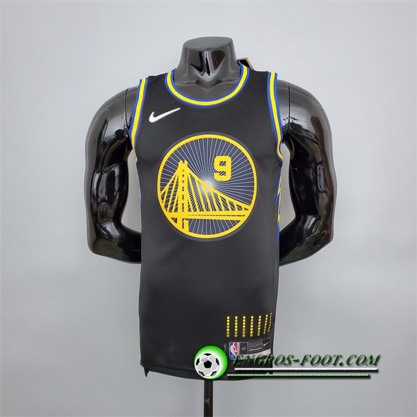 Maillot Golden State Warriors (Iguodala #9) Noir 75th Anniversary City Edition