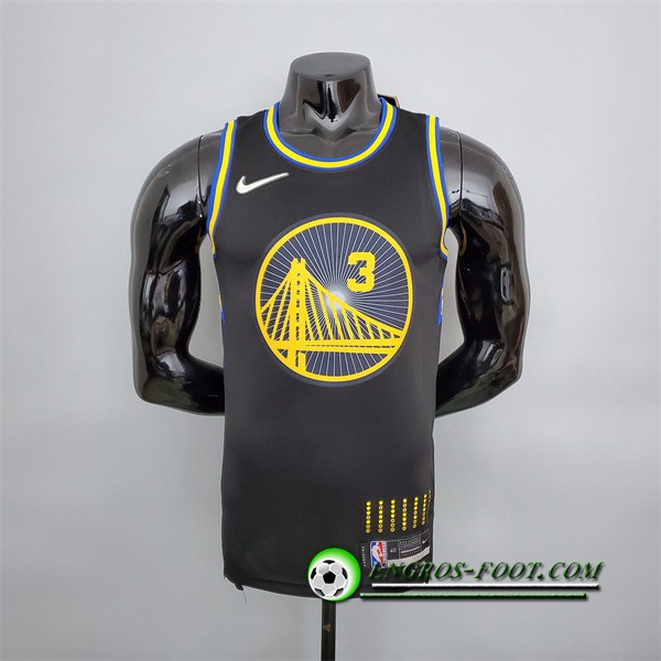 Maillot Golden State Warriors (Poole #3) Noir 75th Anniversary City Edition