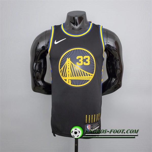 Maillot Golden State Warriors (Wiseman #33) Noir 75th Anniversary City Edition