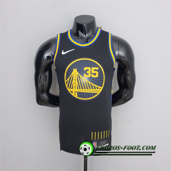 Maillot Golden State Warriors (Durant #35) 2022 Noir City Edition