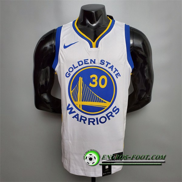 Maillot Golden State Warriors (Curry #30) Blanc