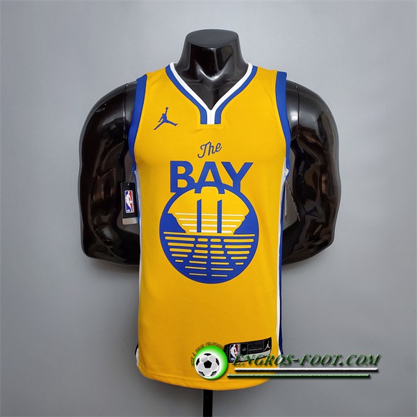 Nouveau Maillot Golden State Warriors (Thompson #11) Jaune