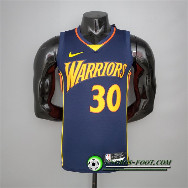 Nouveau Maillot Golden State Warriors (Curry #30) Noir