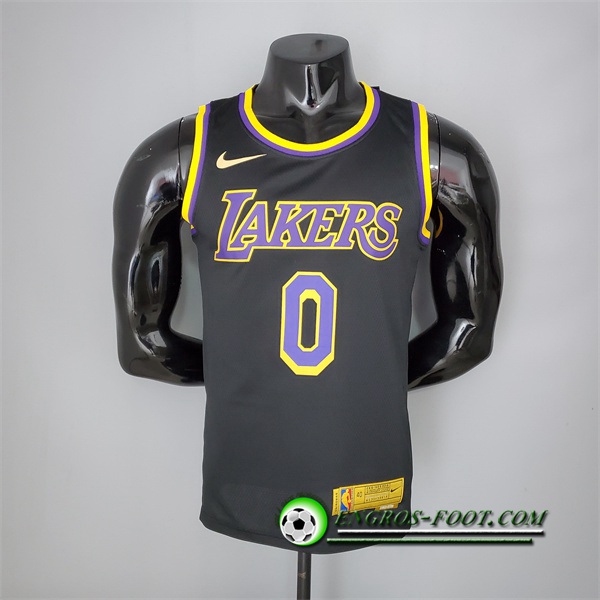 Maillot Los Angeles Lakers (Kuzma #0) 2021 Noir Bonus Edition