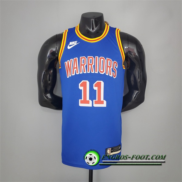 Nouveau Maillot Golden State Warriors (Thompson #11) Bleu 75th Anniversary