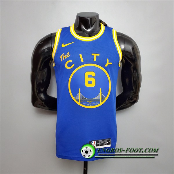 Maillot Golden State Warriors (Young #6) Bleu Tram Version