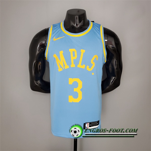 Maillot Los Angeles Lakers (Davis #3) 2021 Bleu Minneapolis Edition