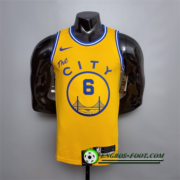 Maillot Golden State Warriors (Young #6) Jaune Tram Version