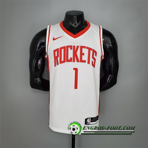 Maillot Houston Rockets (McGrady #1) 2021 Blanc