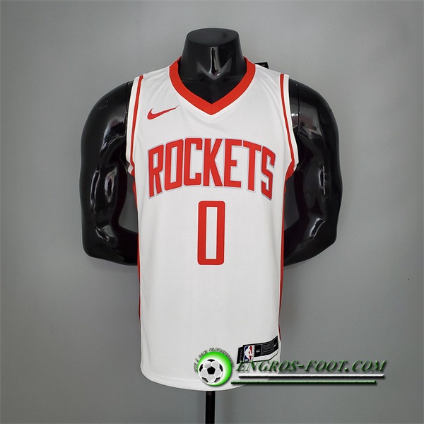 Maillot Houston Rockets (Westbrook #0) 2021 Blanc