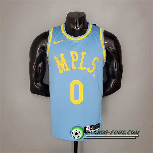 Maillot Los Angeles Lakers (Kuzma #0) 2021 Bleu Minneapolis Edition