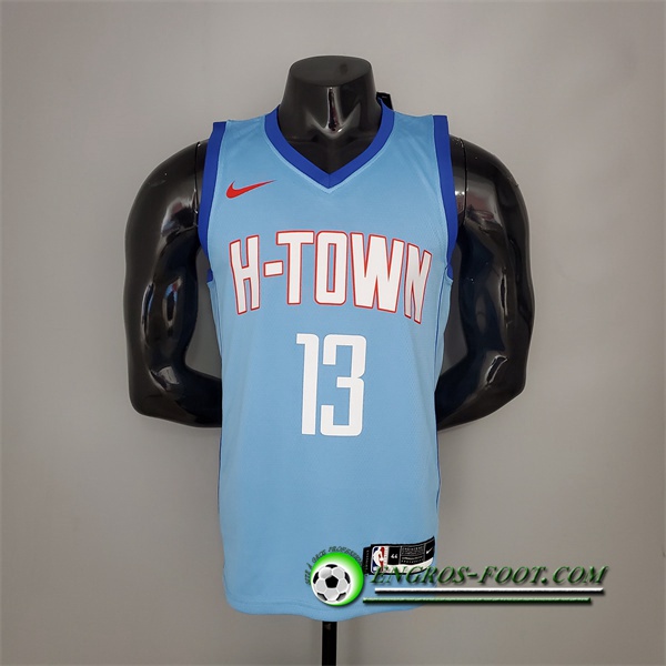 Maillot Houston Rockets (Harden #13) 2021 Bleu City Edition