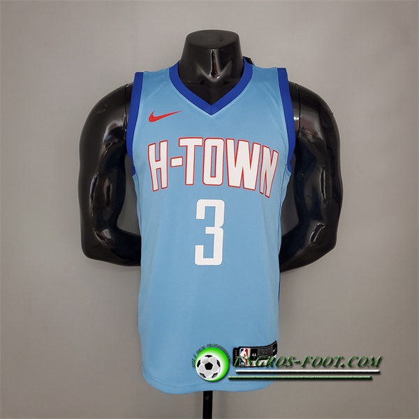 Maillot Houston Rockets (Paul #3) 2021 Bleu City Edition