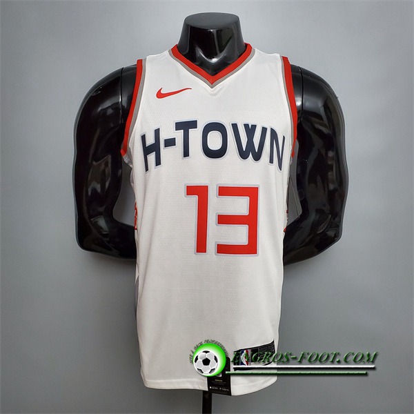 Maillot Houston Rockets (Harden #13) Blanc City Edition