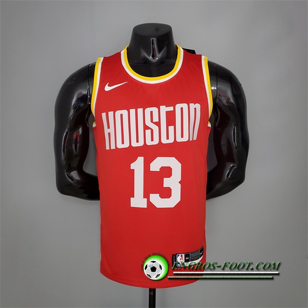 Maillot Houston Rockets (Harden #13) Retro Rouge