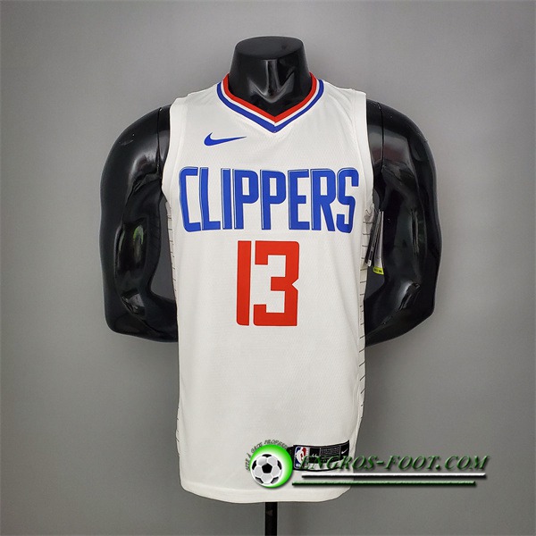 Maillot Los Angeles Clippers (George #13) Blanc Limited Edition