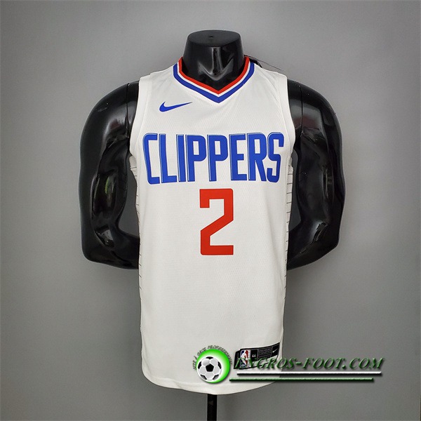 Maillot Los Angeles Clippers (Leonard #2) Blanc Limited Edition