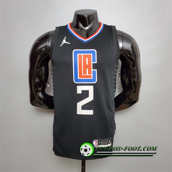 Nouveau Maillot Los Angeles Clippers (Leonard #2) Noir Theme Limited City Edition