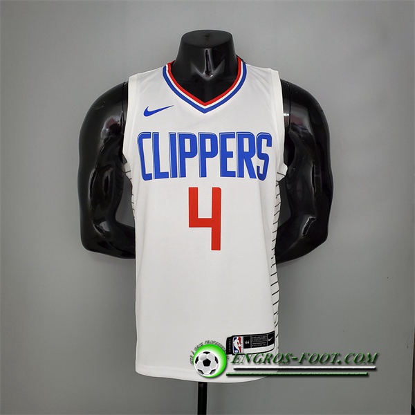 Maillot Los Angeles Clippers (Rondo #4) Blanc Limited Edition