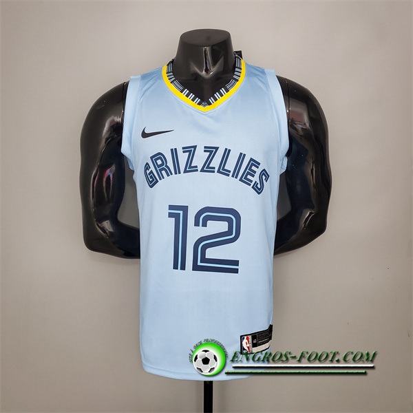 Maillot Memphis Grizzlies (Orantt #12) Bleu Clair City Edition