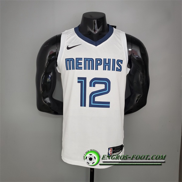 Maillot Memphis Grizzlies (Orantt #12) Blanc City Edition