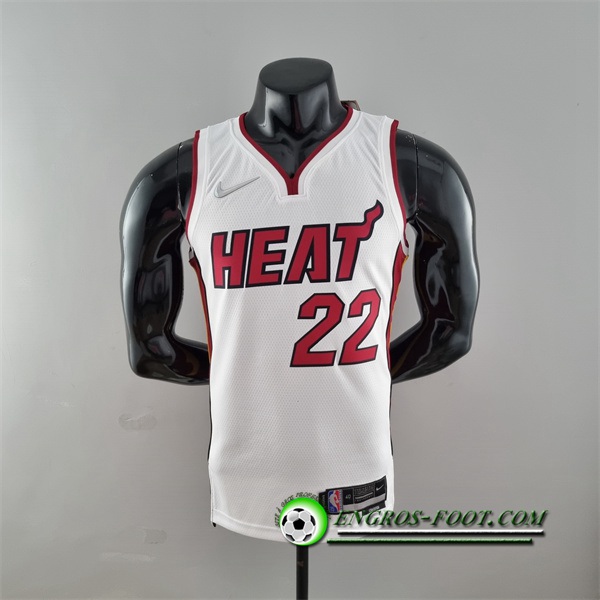 Maillot Miami Heat (Butler #22) Blanc 75th Anniversary