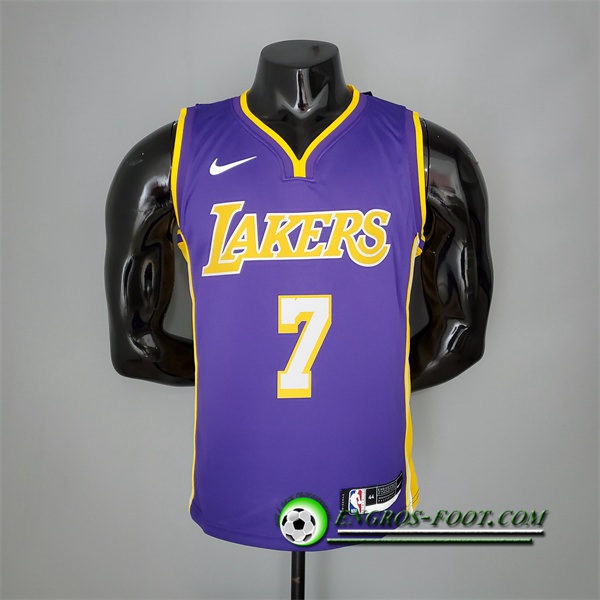 Maillot Los Angeles Lakers (Anthony #7) Pourpre/Jaune