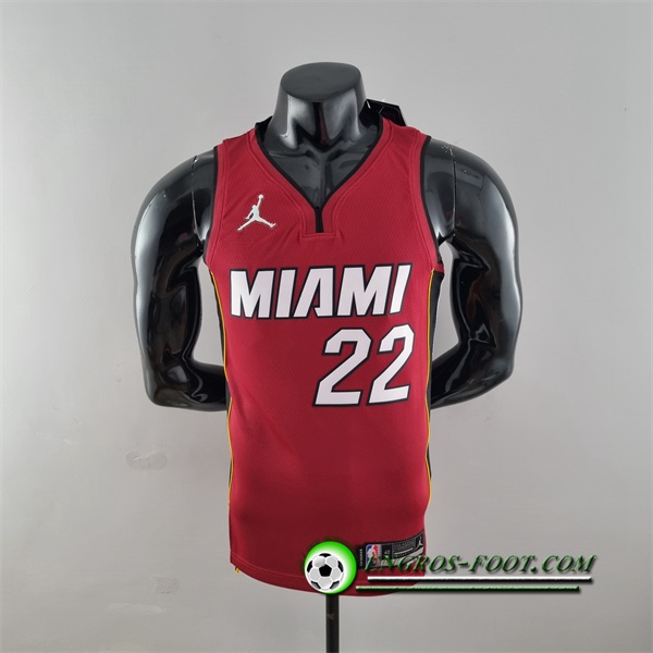 Maillot Miami Heat (Butler #22) Vin Rouge 75th Anniversary