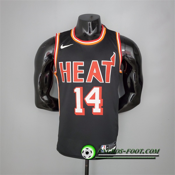 Maillot Miami Heat (Herro #14) 2018 Noir Retro Night