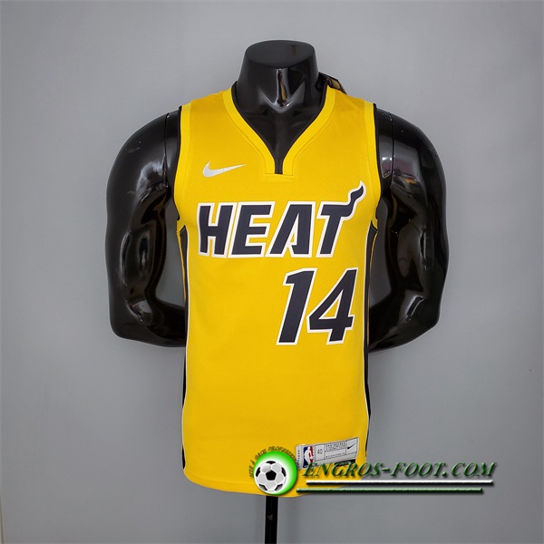 Maillot Miami Heat (Herro #14) 2021 Jaune Bonus Edition