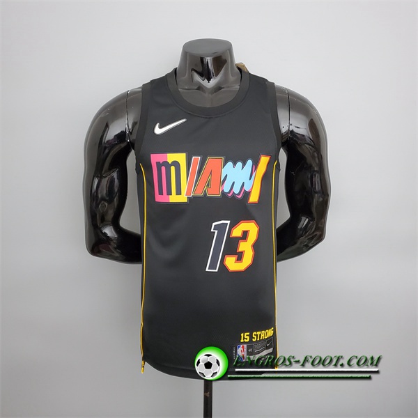 Maillot Miami Heat (Adebay #13) 2022 Season Noir City Edition