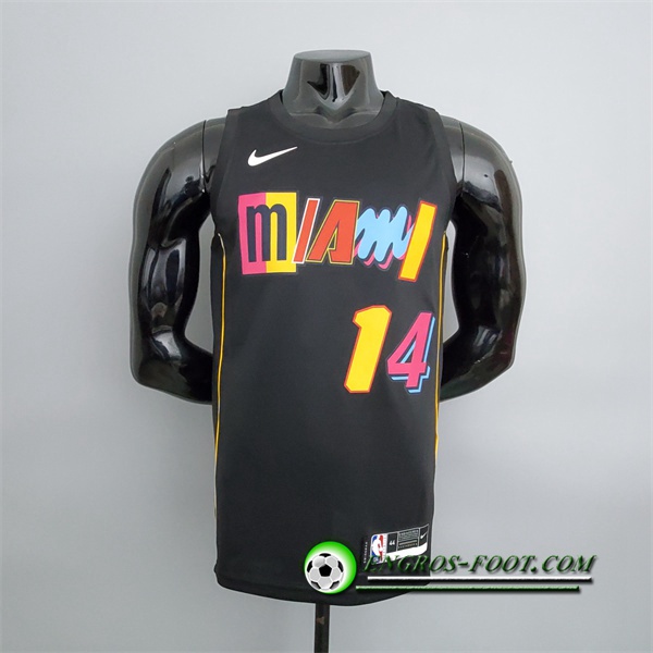 Maillot Miami Heat (Herro #14) 2022 Season Noir City Edition