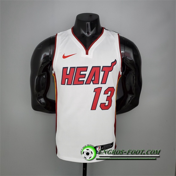 Maillot Miami Heat (Adebayo #13) Blanc