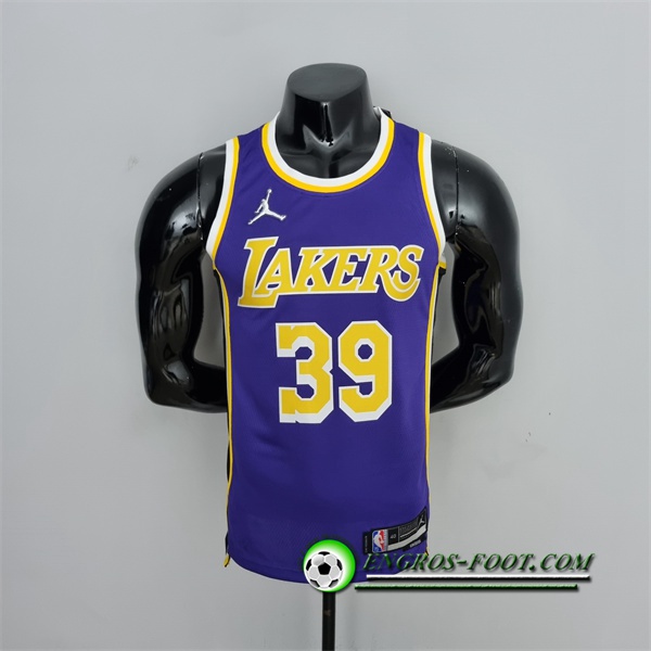 Maillot Los Angeles Lakers (Howard #39) Pourpre 75th Anniversary