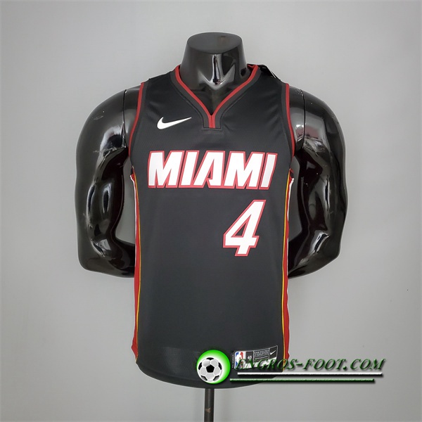 Maillot Miami Heat (Oladipo #4) Noir