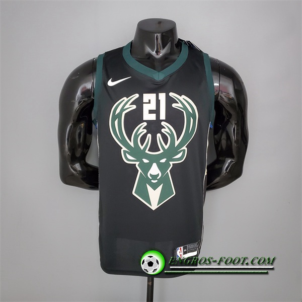 Maillot Milwaukee Bucks (Holidoay #21) Noir