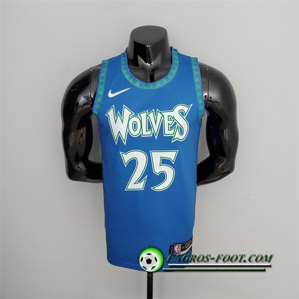 Maillot Minnesota Timberwolves (Rose #25) Bleu 75th Anniversary City Edition