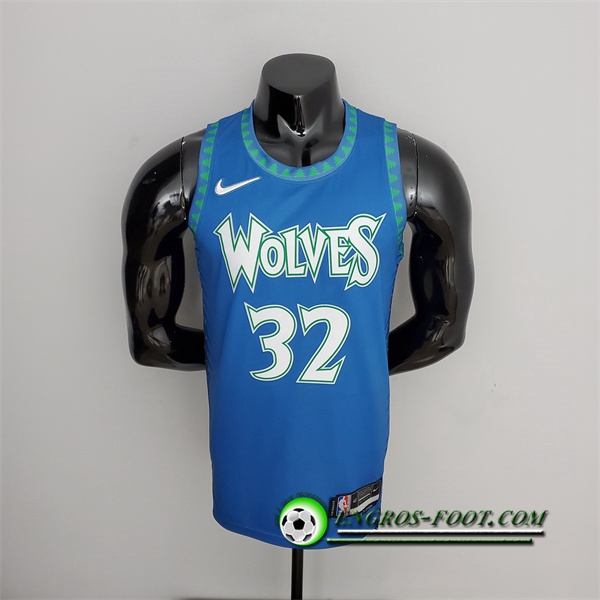 Maillot Minnesota Timberwolves (Towns #32) Bleu 75th Anniversary City Edition