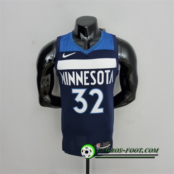 Maillot Minnesota Timberwolves (Towns #32) Bleu Royal 75th Anniversary