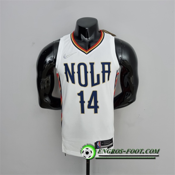 Maillot New Orleans Pelicans (Ingram #14) 2022 Blanc City Edition