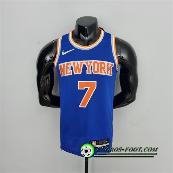 Maillot New York Knicks (Anthony #7) Bleu 75th Anniversary