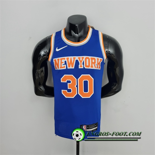 Maillot New York Knicks (Randle #30) Bleu 75th Anniversary