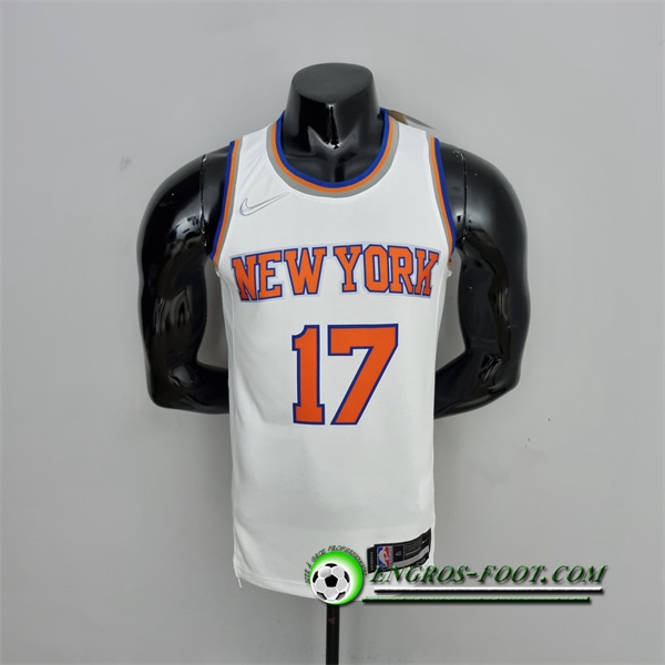 Maillot New York Knicks (Lin #17) Blanc 75th Anniversary