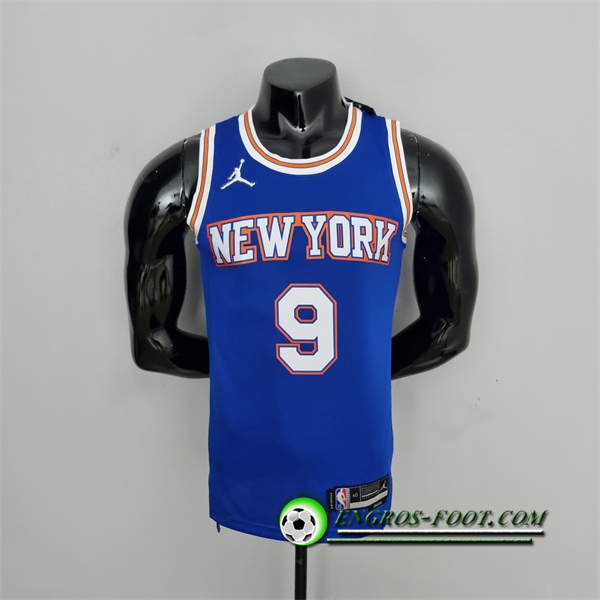 Maillot New York Knicks (Barrett #9) Bleu 75th Anniversary Jordan Limited