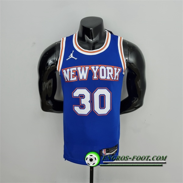 Maillot New York Knicks (Randle #30) Bleu 75th Anniversary Jordan Limited