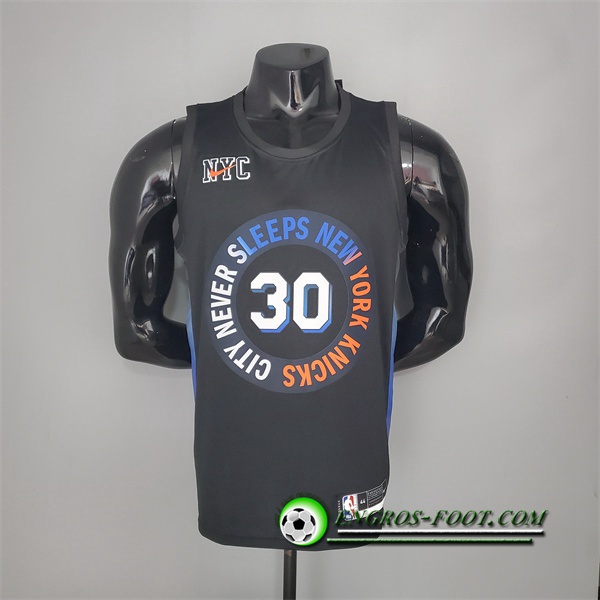 Maillot New York Knicks (Randle #30) 2021 Noir City Edition